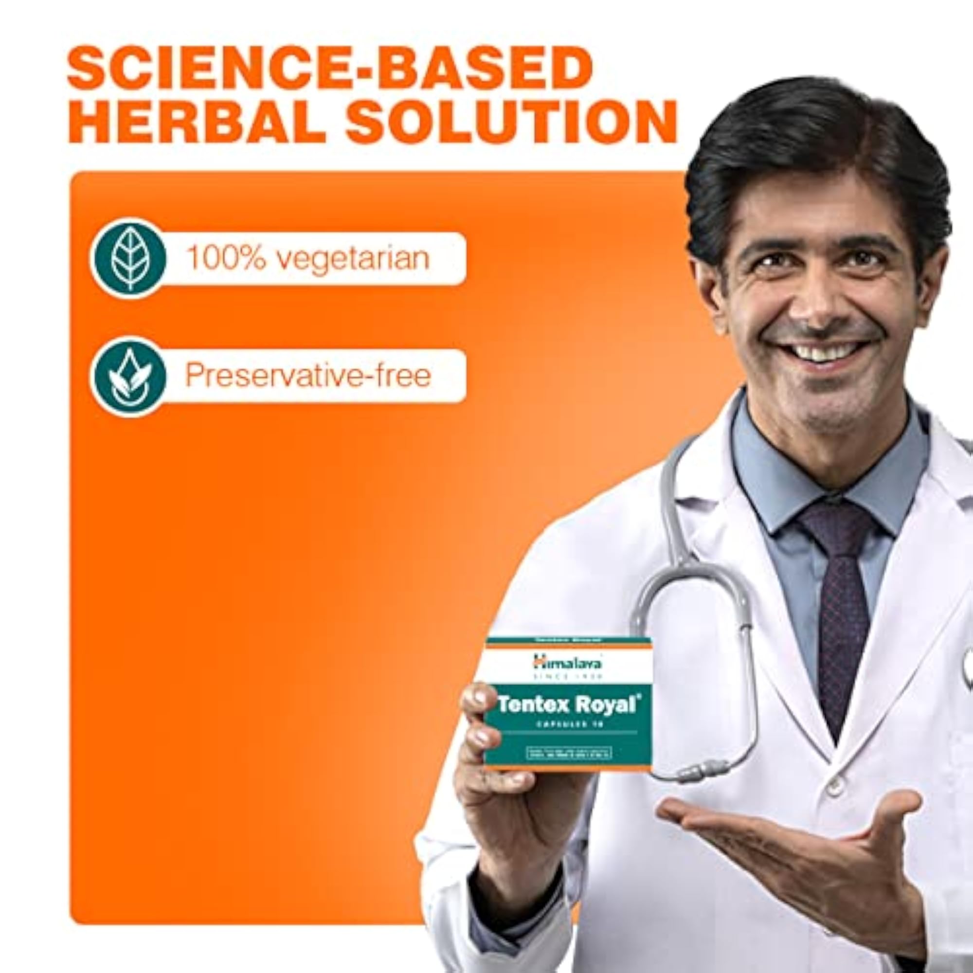 Himalaya Tentex Royal - 50 Capsules for Performance Enhancement
